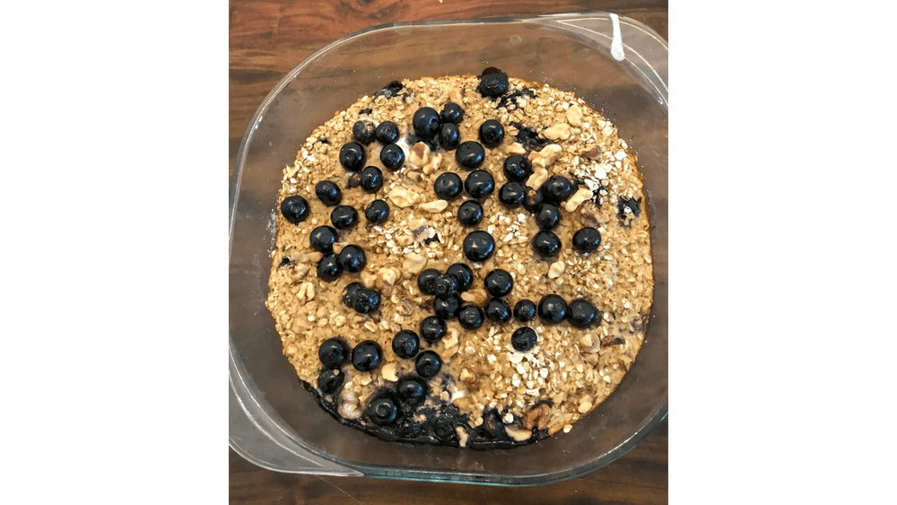 Baked Oatmeal With Bananas And Blueberries Ashley Lane