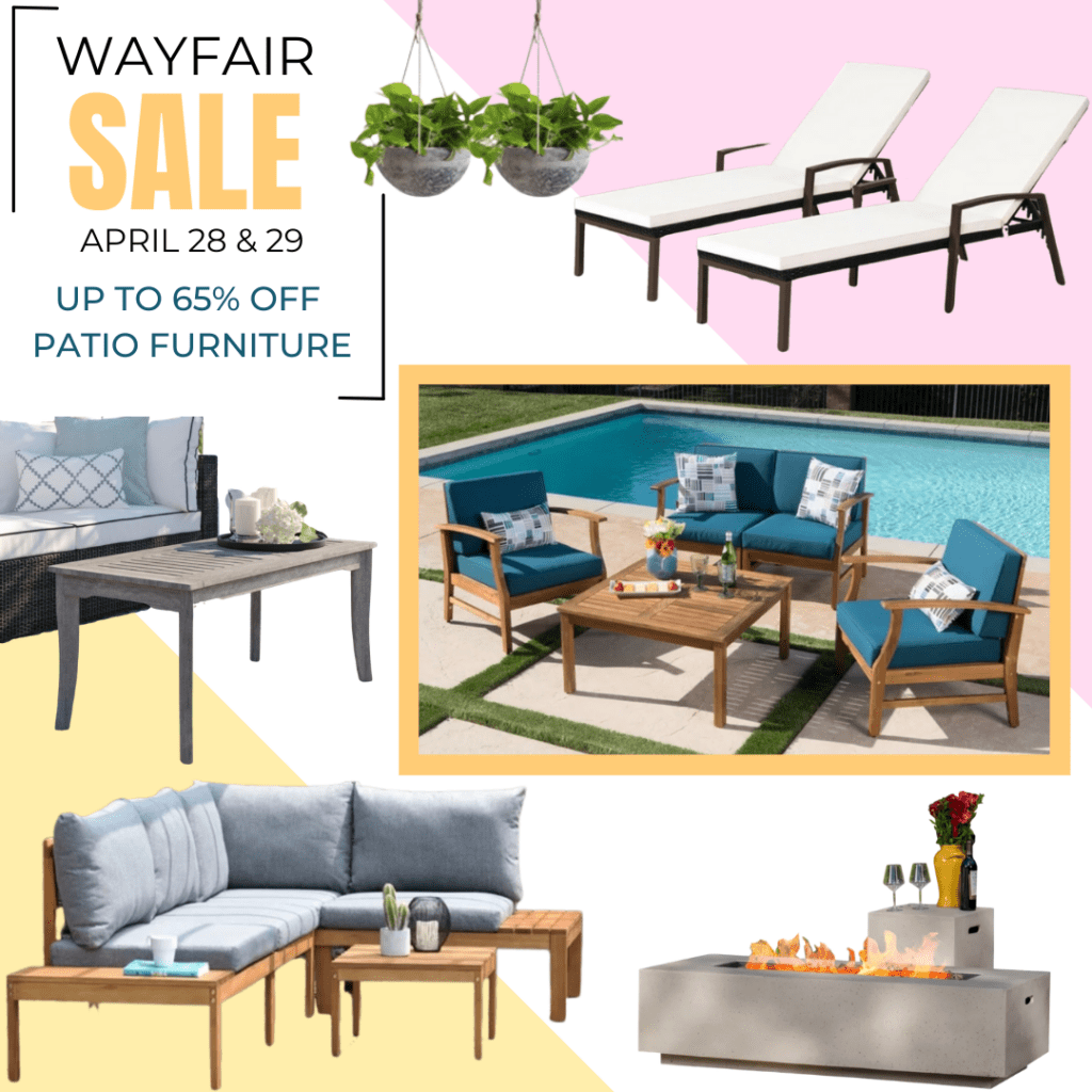 Wayfair Way Day Sale: Up to 65% OFF Patio Furniture