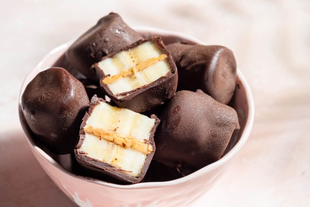 Incredible Chocolate Peanut Butter Banana Bites