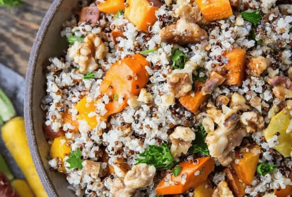 The Best Quinoa Salad with Roasted Vegetables